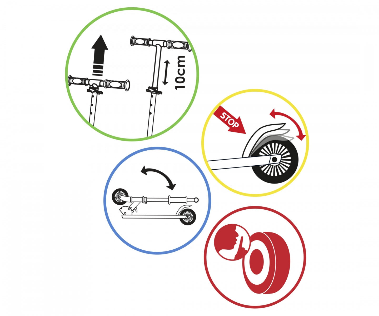 Buy Smoby Super Mario 2 Wheel Foldable Scooter | Yallatoys.com
