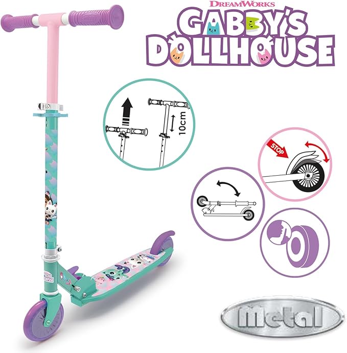 Buy Smoby Gabby 2W Foldable Scooter | Yallatoys.com