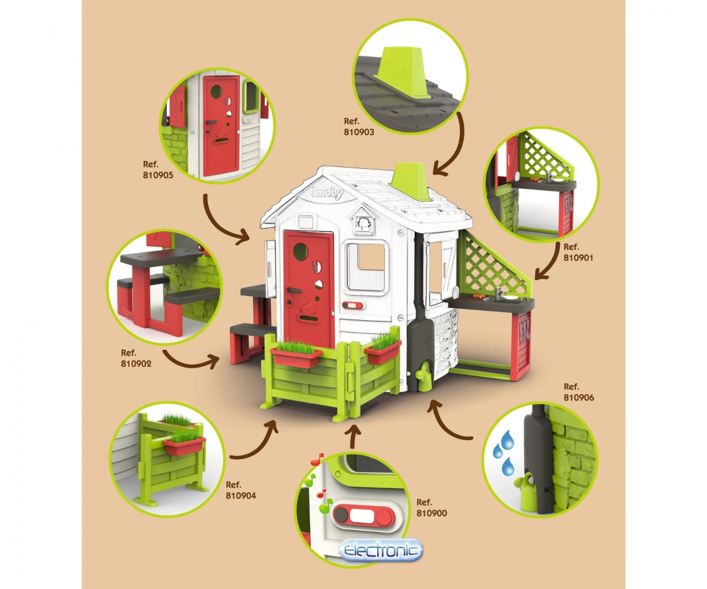 Buy Smoby Neo Jura Lodge Playhouse | Yallatoys.com