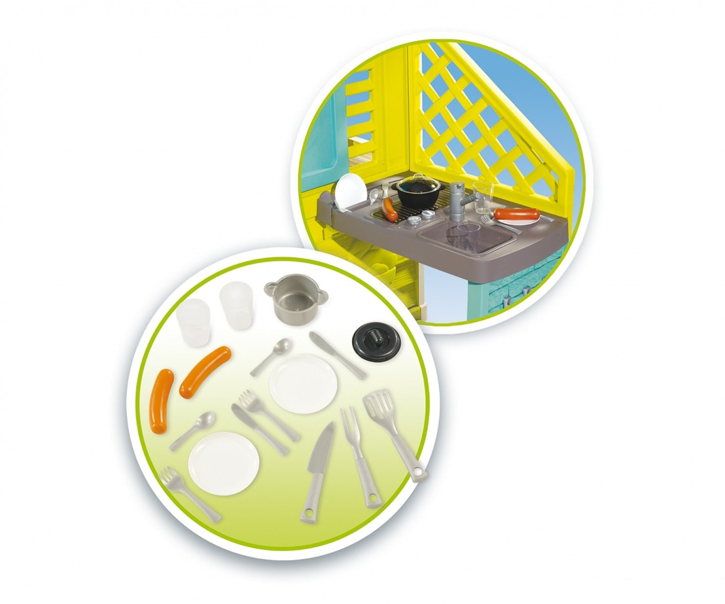 Buy Smoby Pretty Playhouse with Kitchen | Yallatoys.com