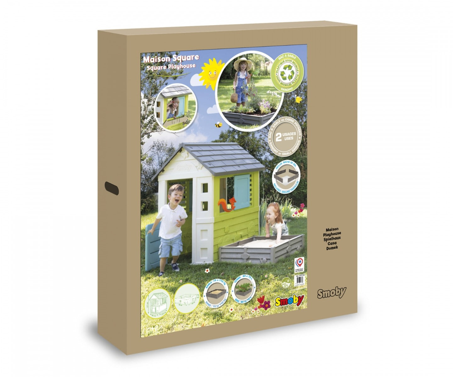 Buy Smoby Square Outdoor Playhouse | Yallatoys.com