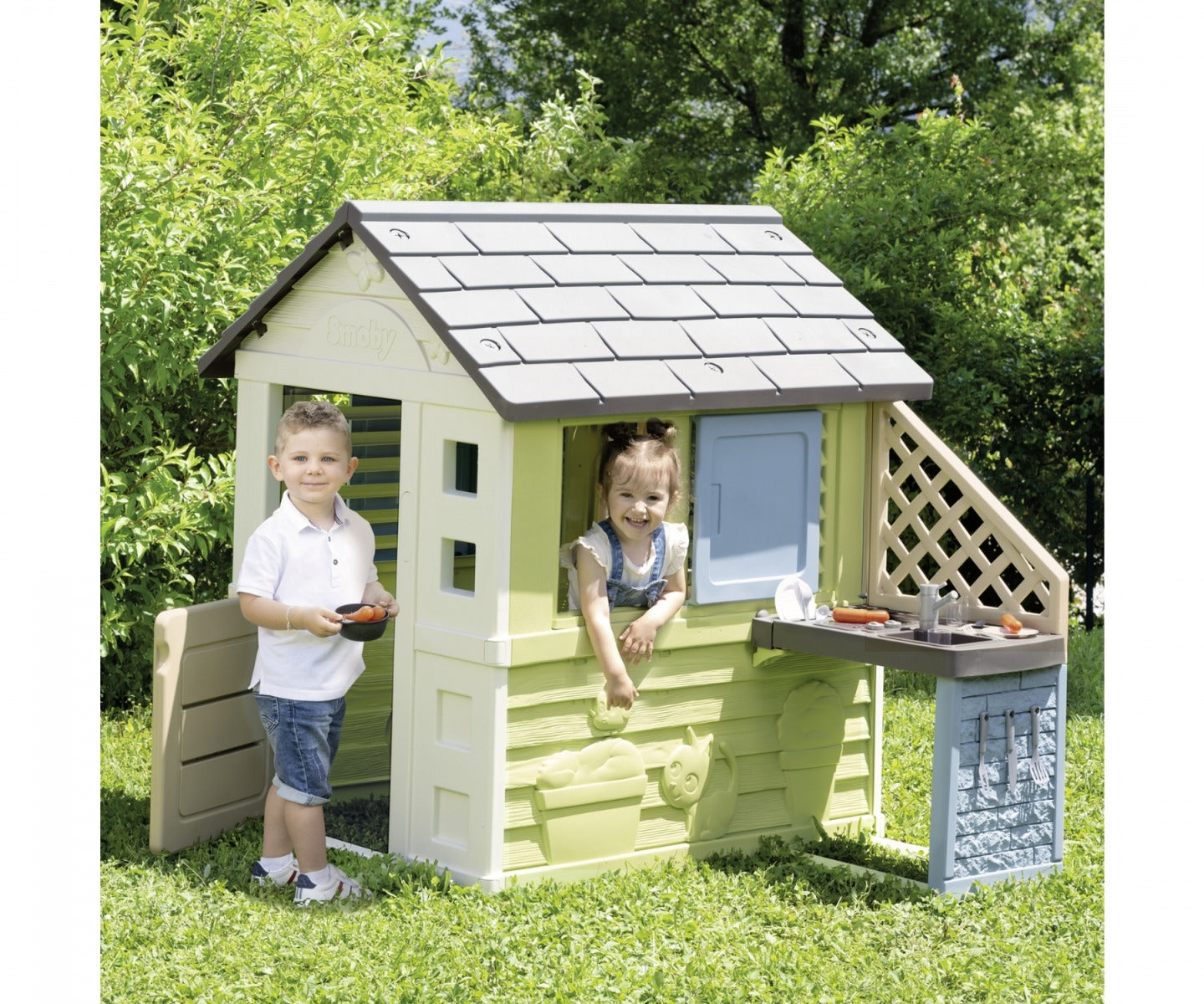 Buy Smoby Life Pretty Playhouse With Kitchen | Yallatoys.com