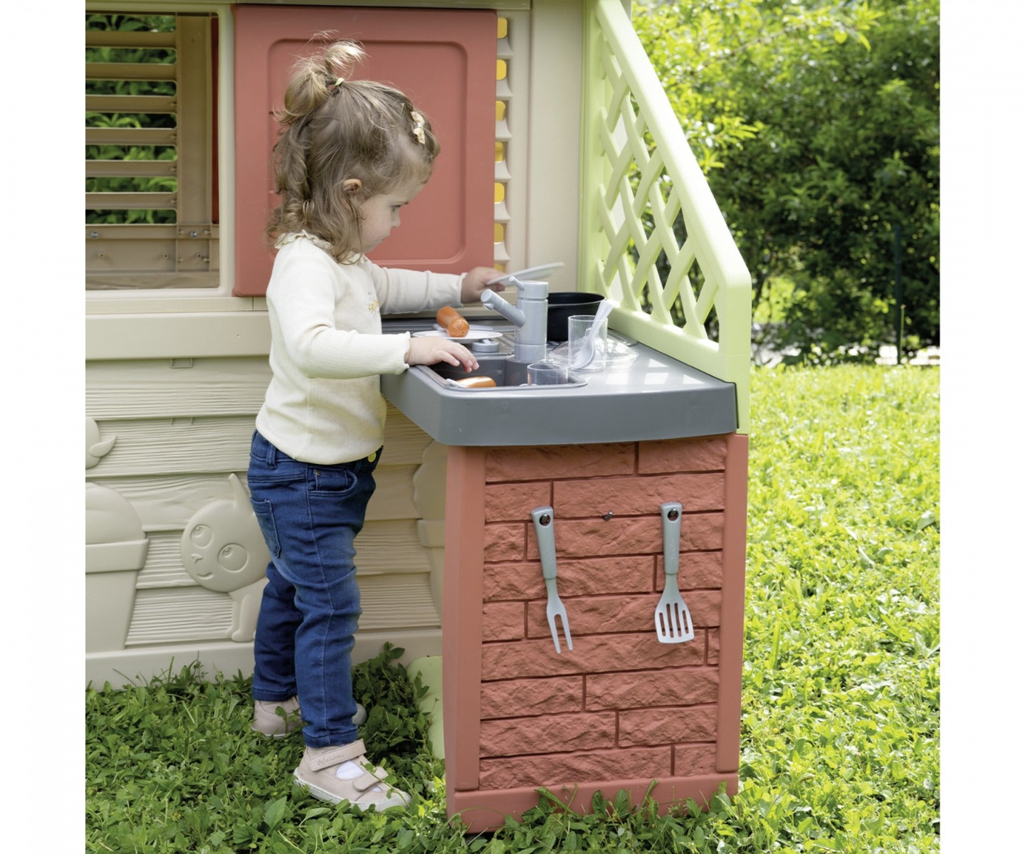 Buy Smoby Life Nature Playhouse And Kitchen | Yallatoys.com