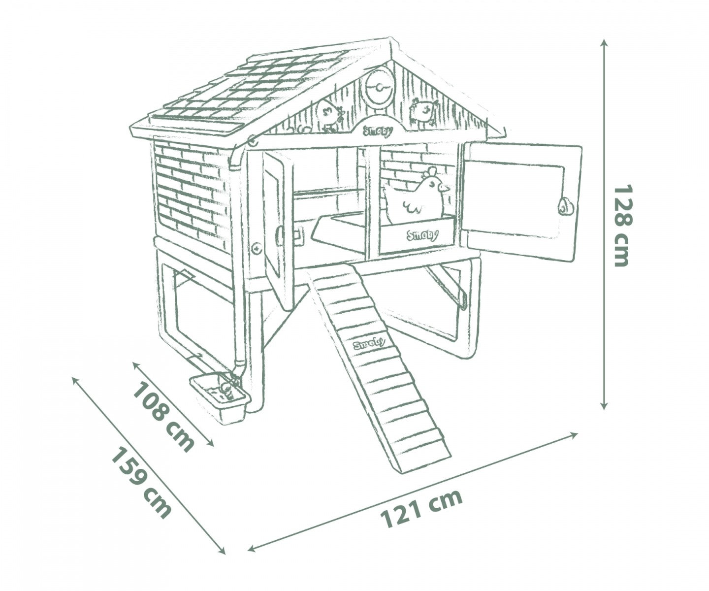 Buy Smoby Life Cluck Cluck Cottage | Yallatoys.com