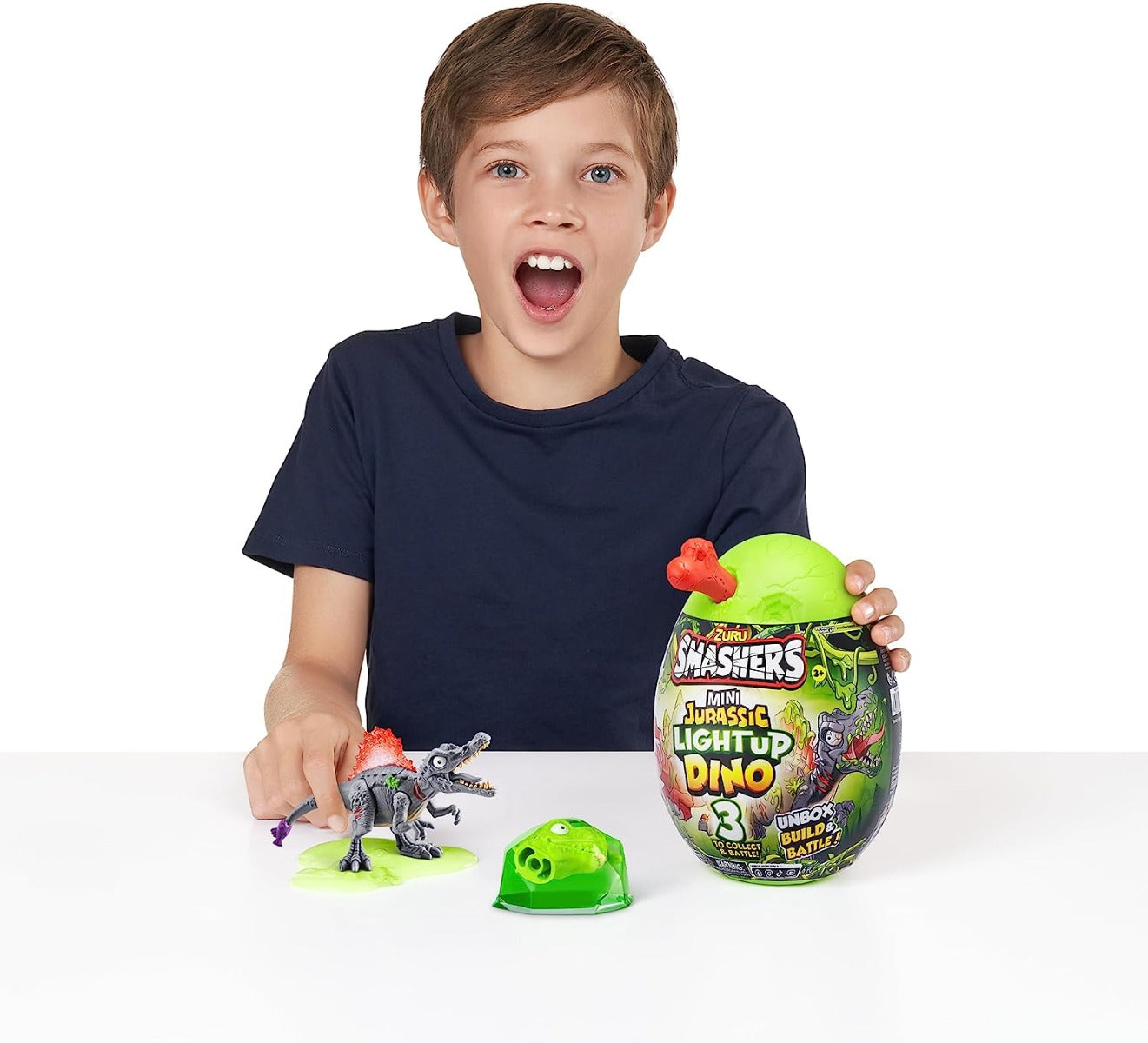 Buy Smashers Mini Jurassic Series 1 Mini Light Up Dino Egg (Sold Separately Subject to Availability) | Yallatoys.com