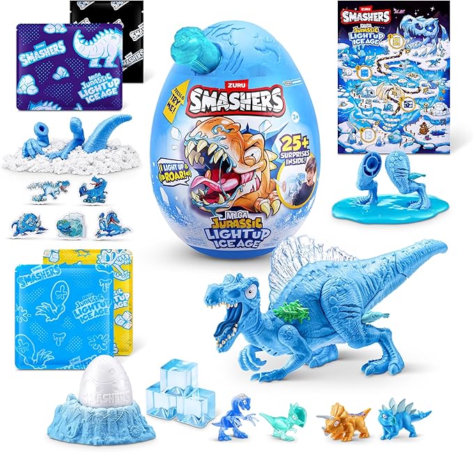 Buy Smashers Mega Jurassic Light Up Ice Age Spinosaurus | Yallatoys.com