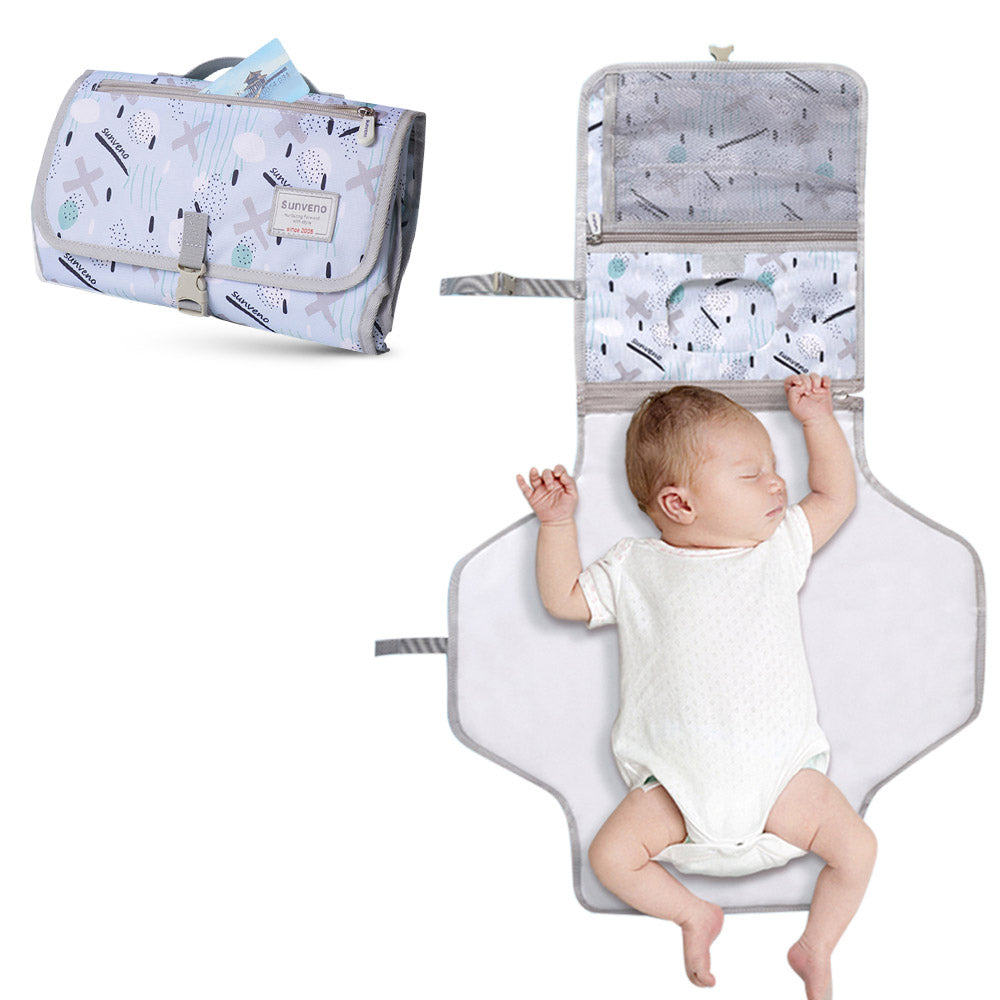 Sunveno Diaper Changing Pad Clutch Kit - Blue Sunveno Yallatoys