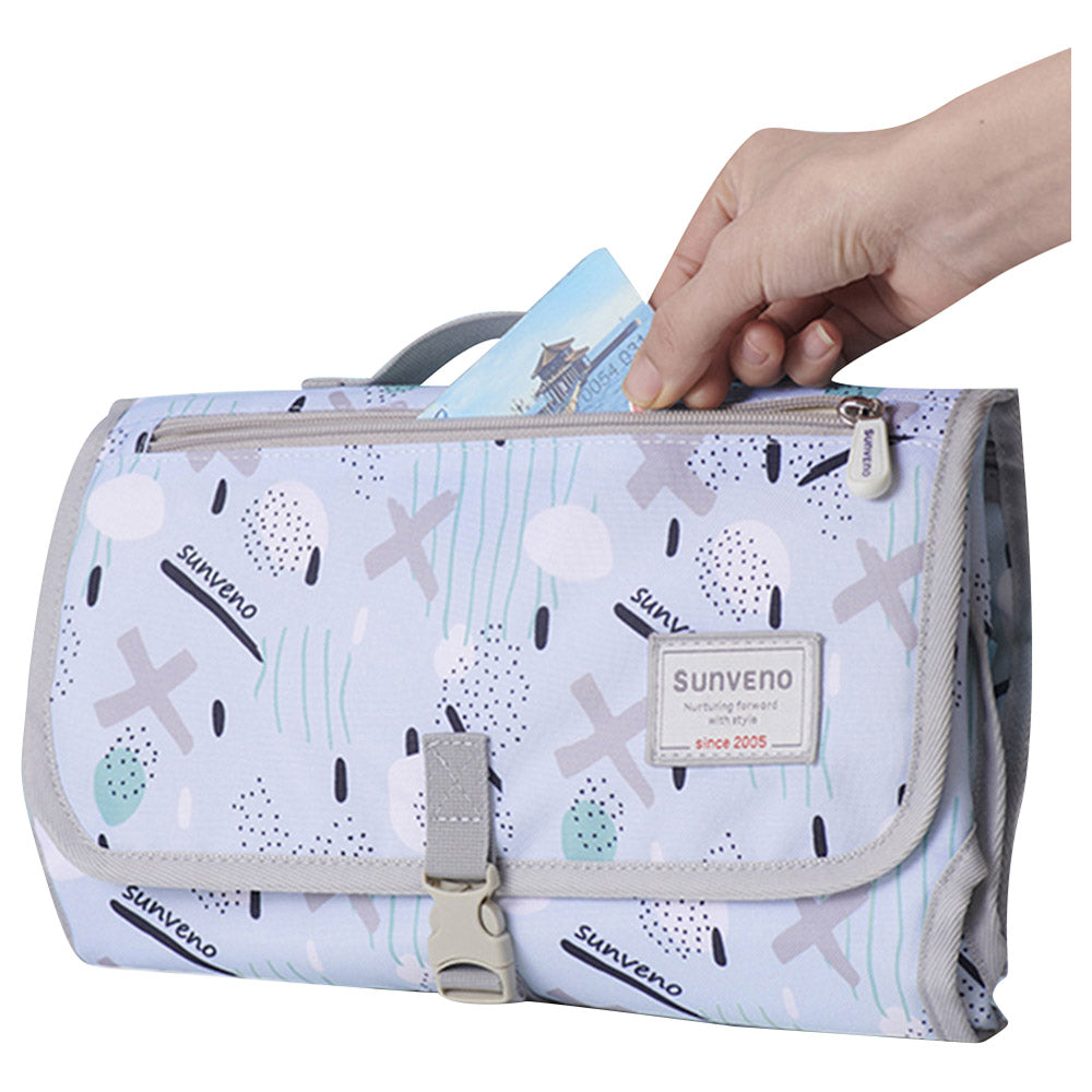 Sunveno Diaper Changing Pad Clutch Kit - Blue Sunveno Yallatoys