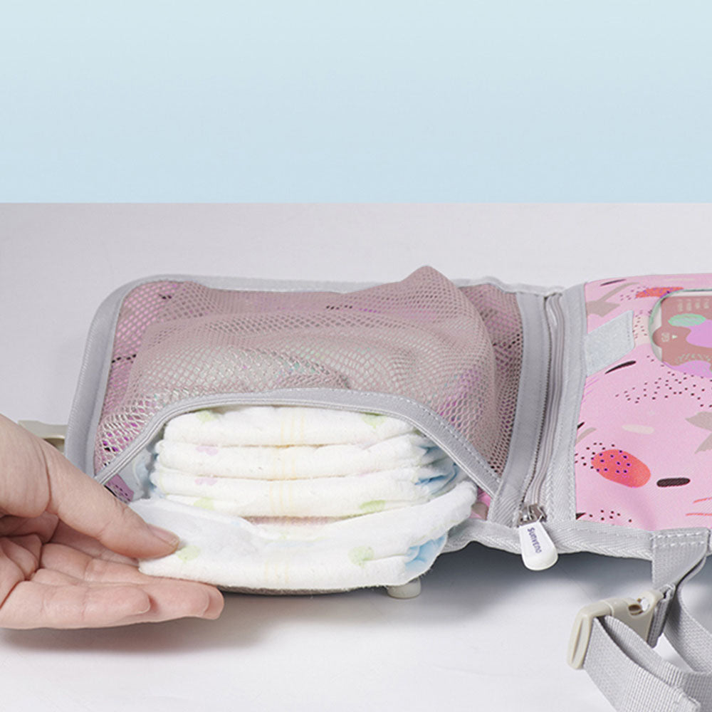 Sunveno Diaper Changing Pad Clutch Kit - Pink Sunveno Yallatoys