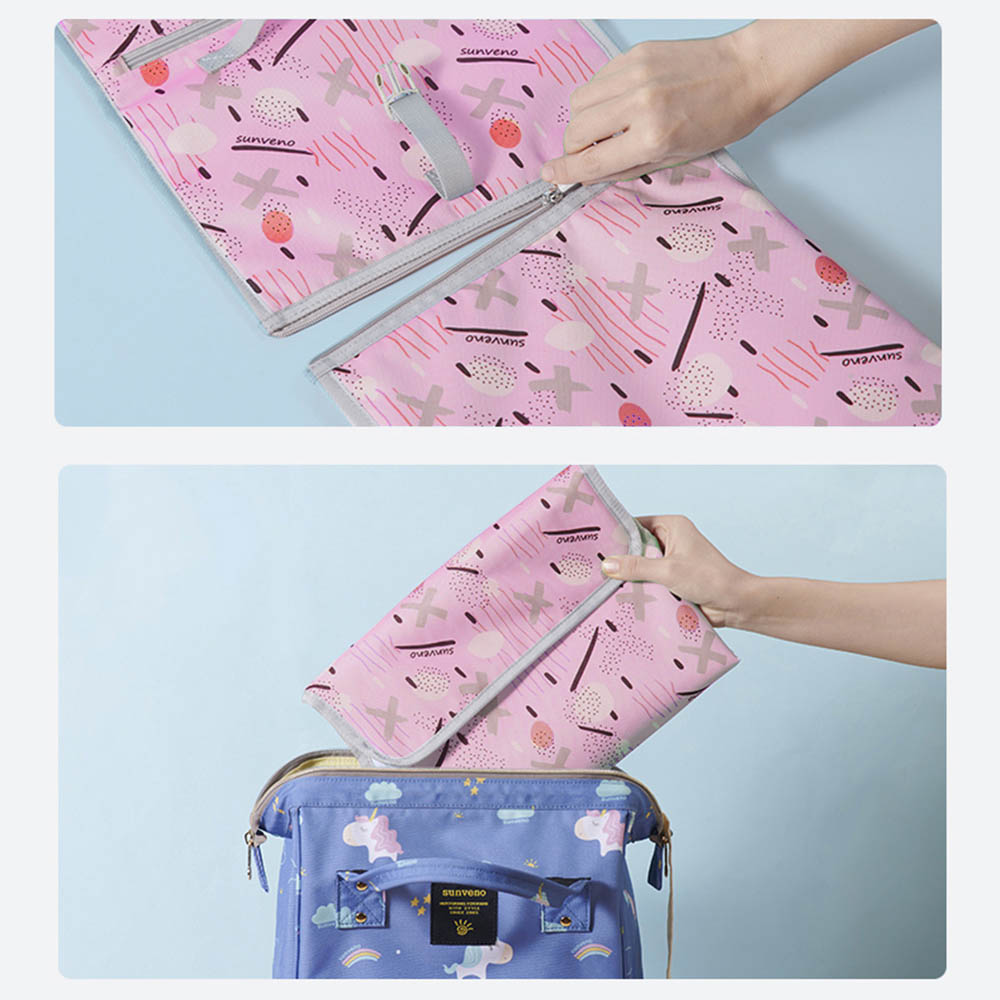Sunveno Diaper Changing Pad Clutch Kit - Pink Sunveno Yallatoys