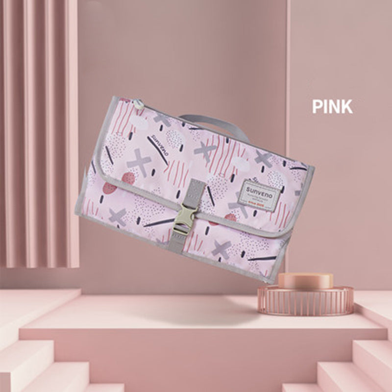 Sunveno Diaper Changing Pad Clutch Kit - Pink Sunveno Yallatoys