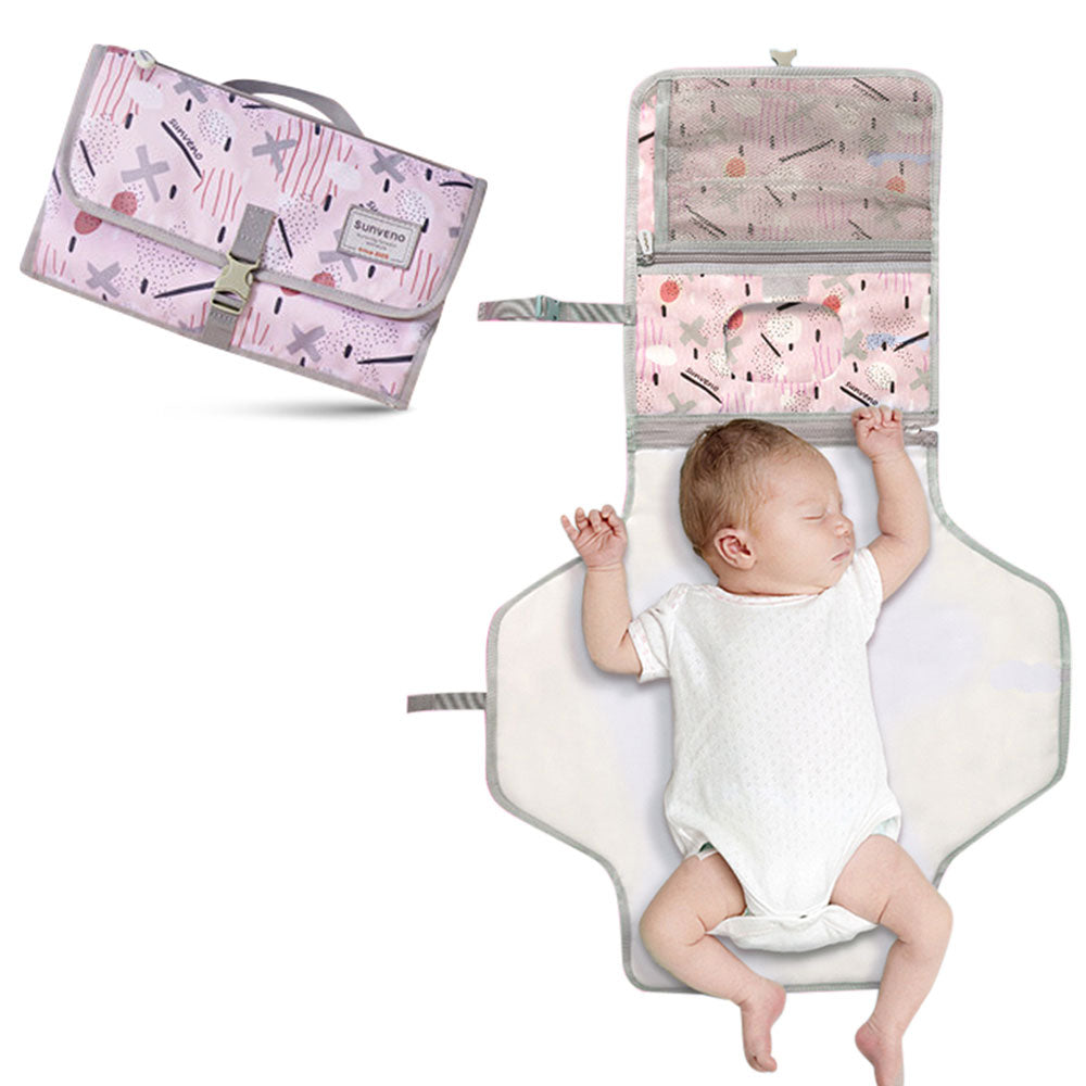 Sunveno Diaper Changing Pad Clutch Kit - Pink Sunveno Yallatoys