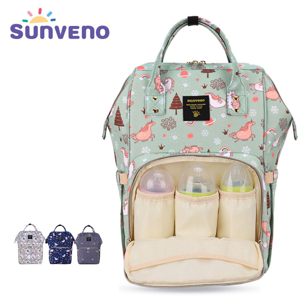 Sunveno Diaper Bags - Green Dream Sky Sunveno Yallatoys