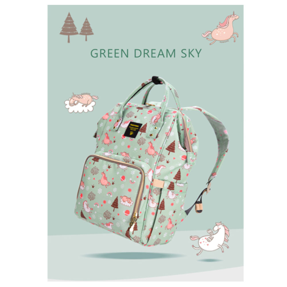 Sunveno Diaper Bags - Green Dream Sky Sunveno Yallatoys