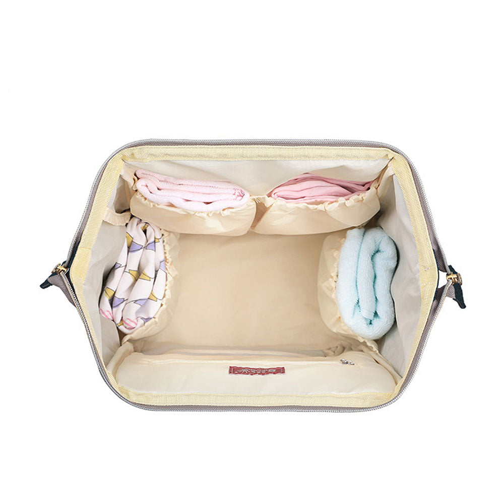 Sunveno Diaper Bag With Usb - Grey Sunveno Yallatoys
