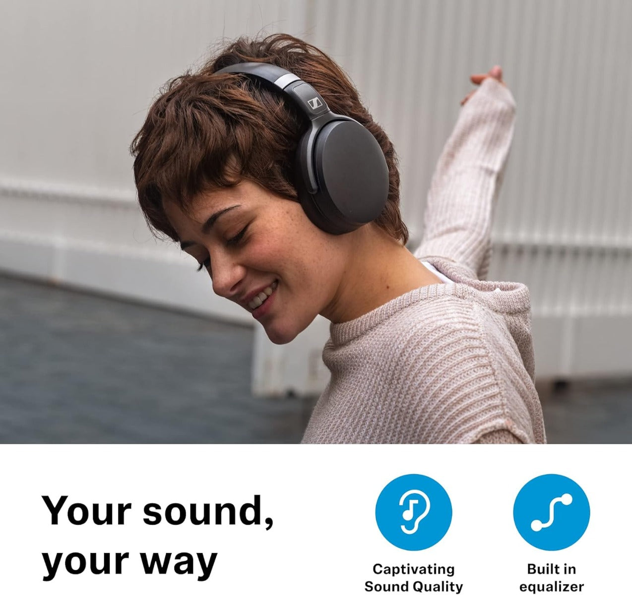 Buy Sennheiser HD 450BT Wireless Headset Black | Yallatoys.com