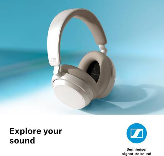 Buy Sennheiser Accentum Wireless Headset White with Noise Cancelling | Yallatoys.com