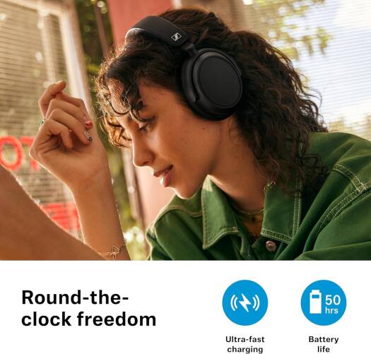 Buy Sennheiser Accentum Plus Wireless Bluetooth Headset Black | Yallatoys.com