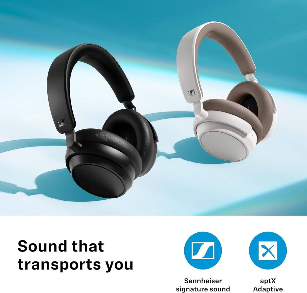 Buy Sennheiser Accentum Plus Wireless Bluetooth Headset White | Yallatoys.com