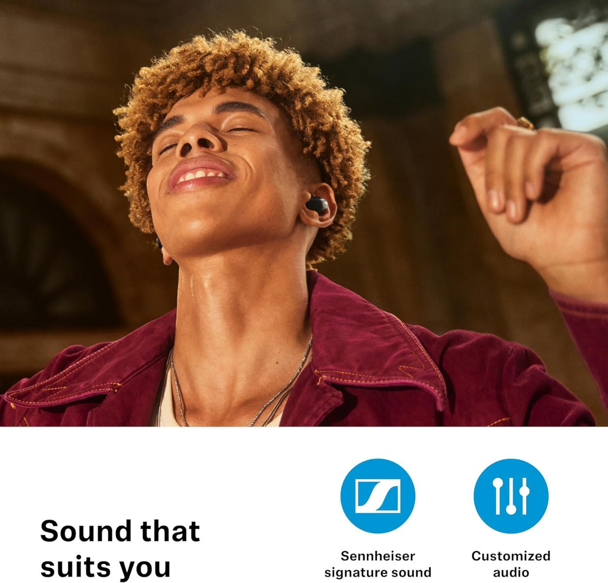 Buy Sennheiser Accentum True Wireless Earbuds Black | Yallatoys.com