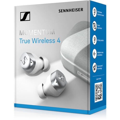 Buy Sennheiser Momentum True Wireless 4 Noise Canceling Earbuds White Silver | Yallatoys.com