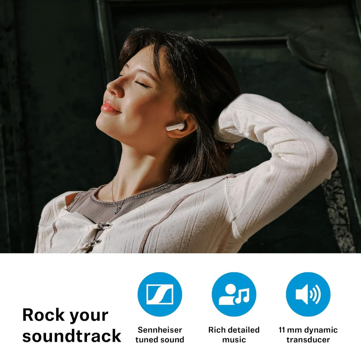 Buy Sennheiser Accentum Open Wireless Earbuds Black | Yallatoys.com