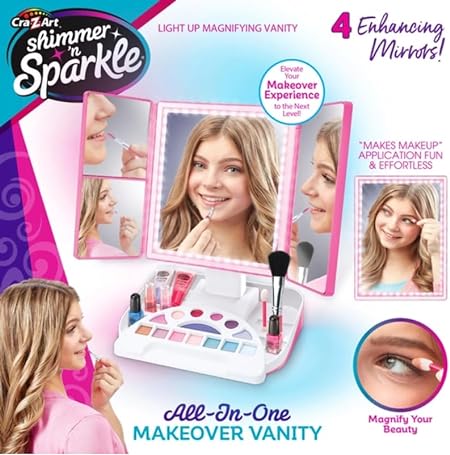 Buy Shimmer N Sparkle All In One Makeover Vanity | Yallatoys.com