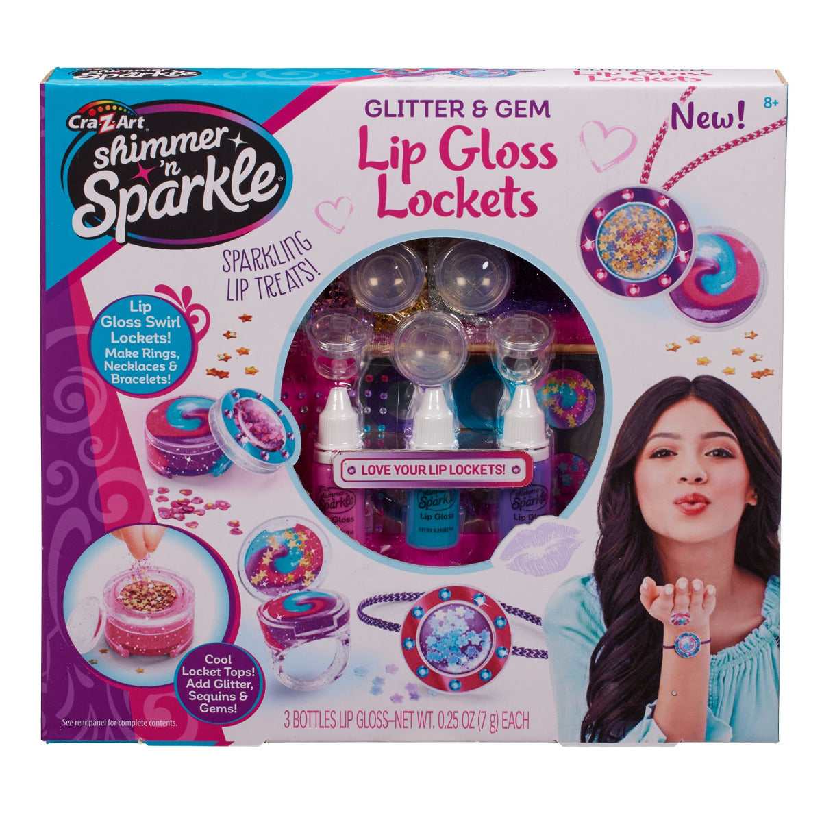 Buy Shimmer N Sparkle Glitter And Gem Lip Gloss Lockets | Yallatoys.com