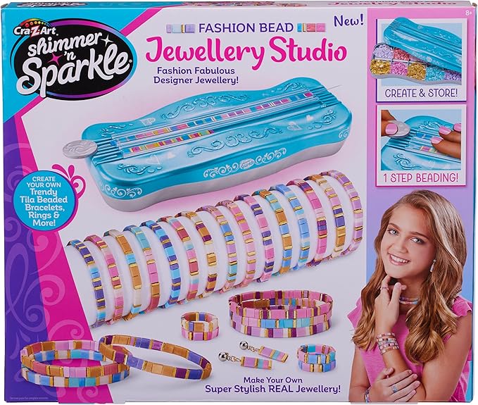 Buy Shimmer N Sparkle Dots & Dashes Tila Bead Bracelet Studio | Yallatoys.com