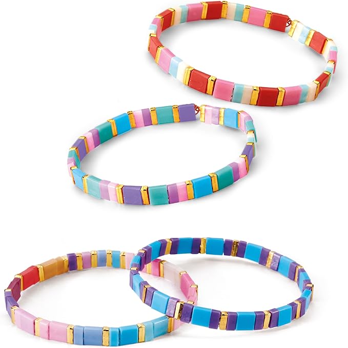 Buy Shimmer N Sparkle Dots & Dashes Tila Bead Bracelet Studio | Yallatoys.com