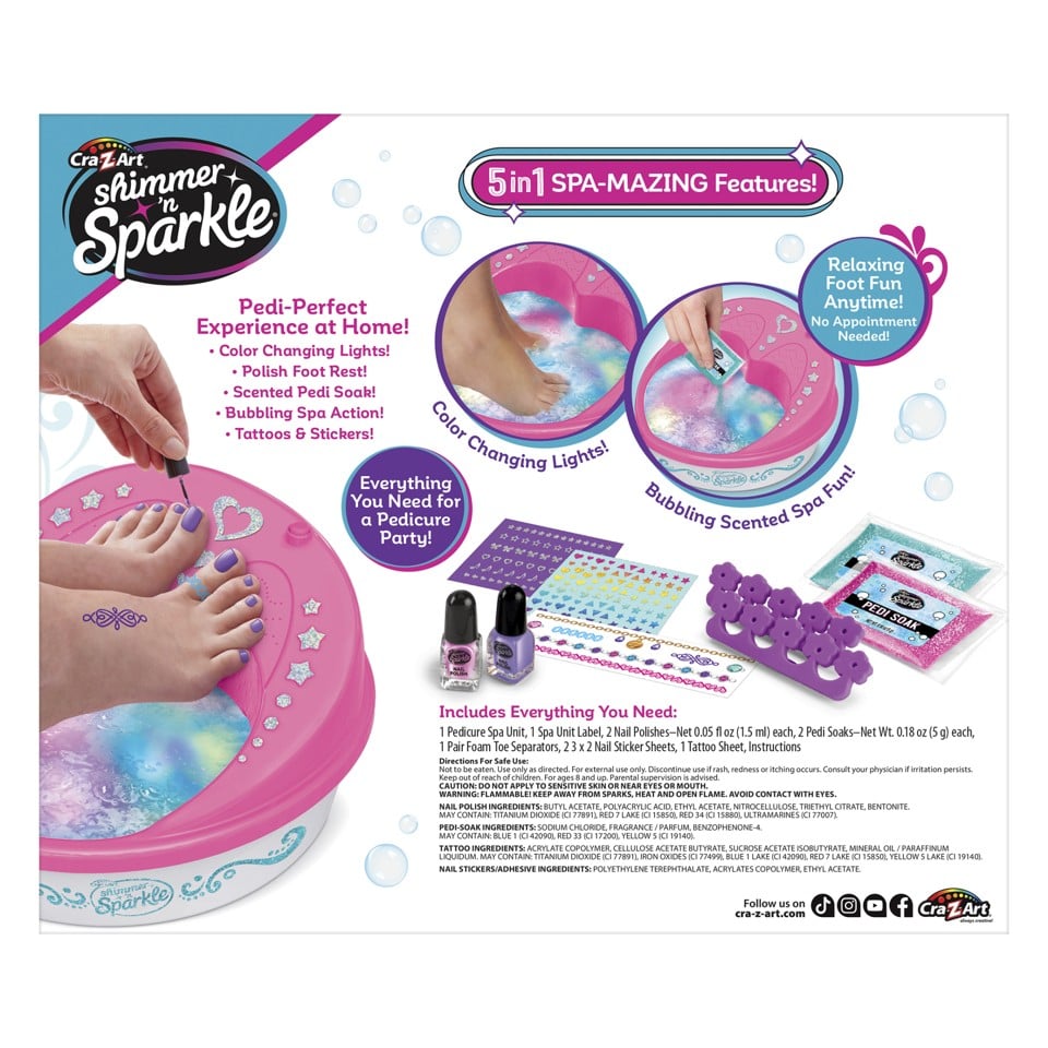 Buy Shimmer N Sparkle 5-in-1 Light Up Super Spa Salon | Yallatoys.com