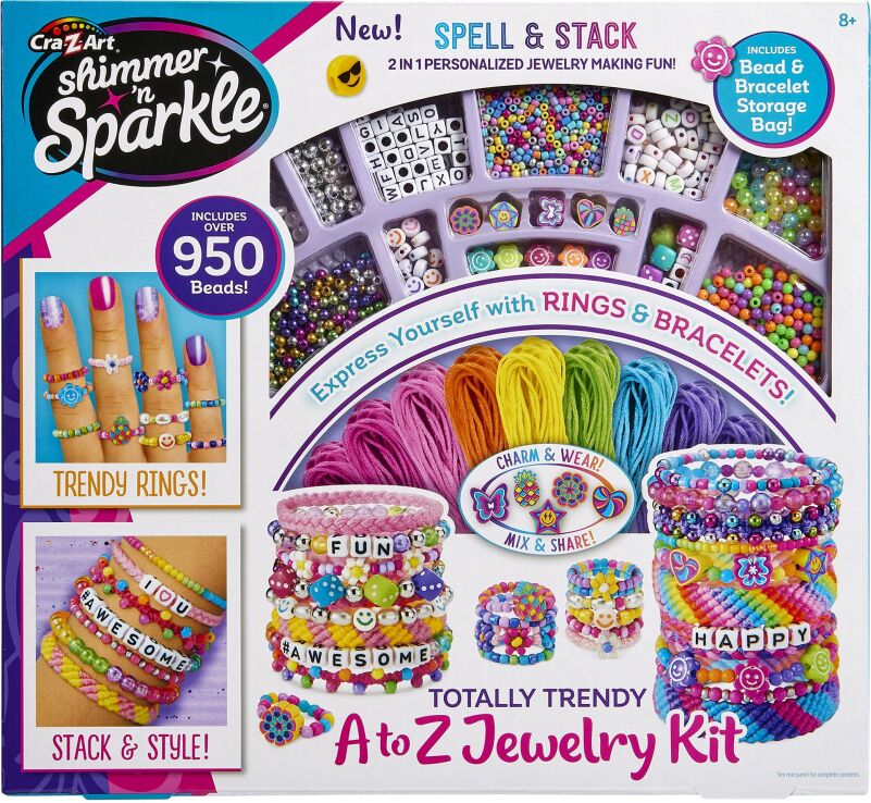 Buy Shimmer N Sparkle Totally Trendy A To Z Jewelry Kit | Yallatoys.com