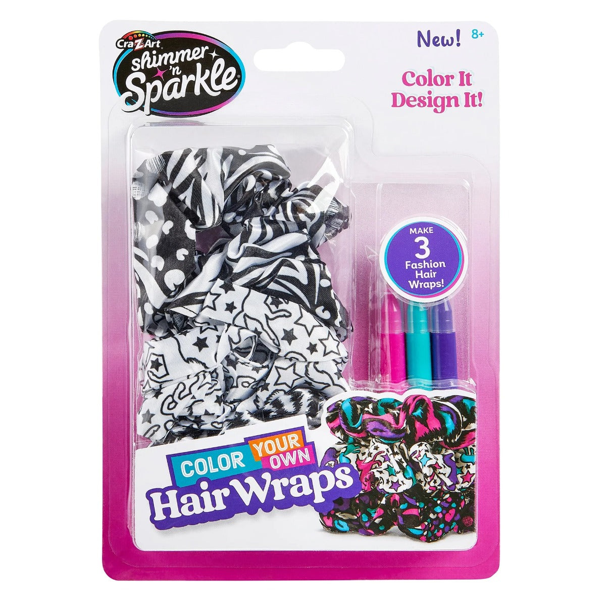 Buy Shimmer N Sparkle Color Your Own Hair Wraps | Yallatoys.com
