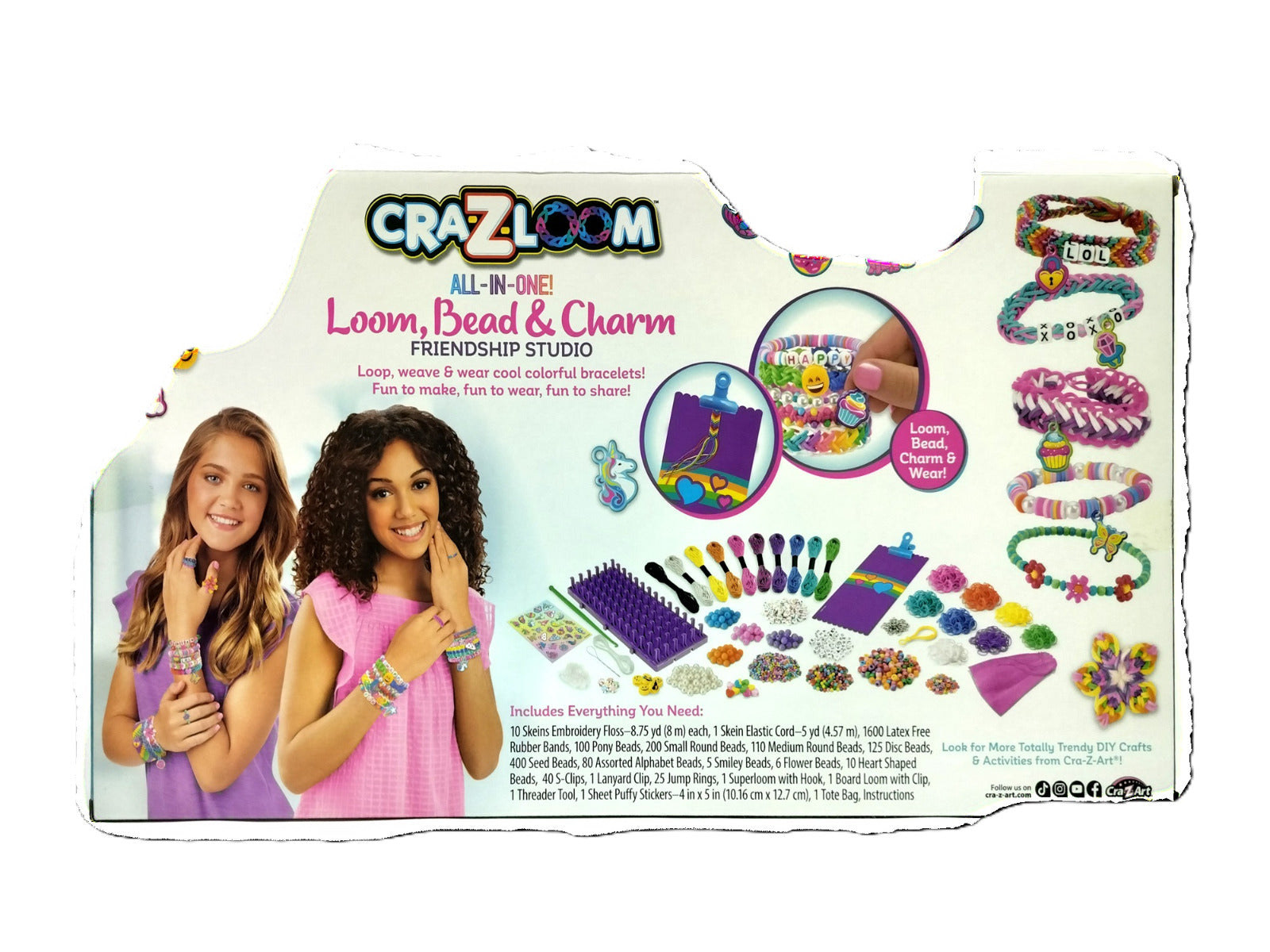 Buy Shimmer N Sparkle CrazLoom All In One Loom Bead & Charm Friendship Studio | Yallatoys.com