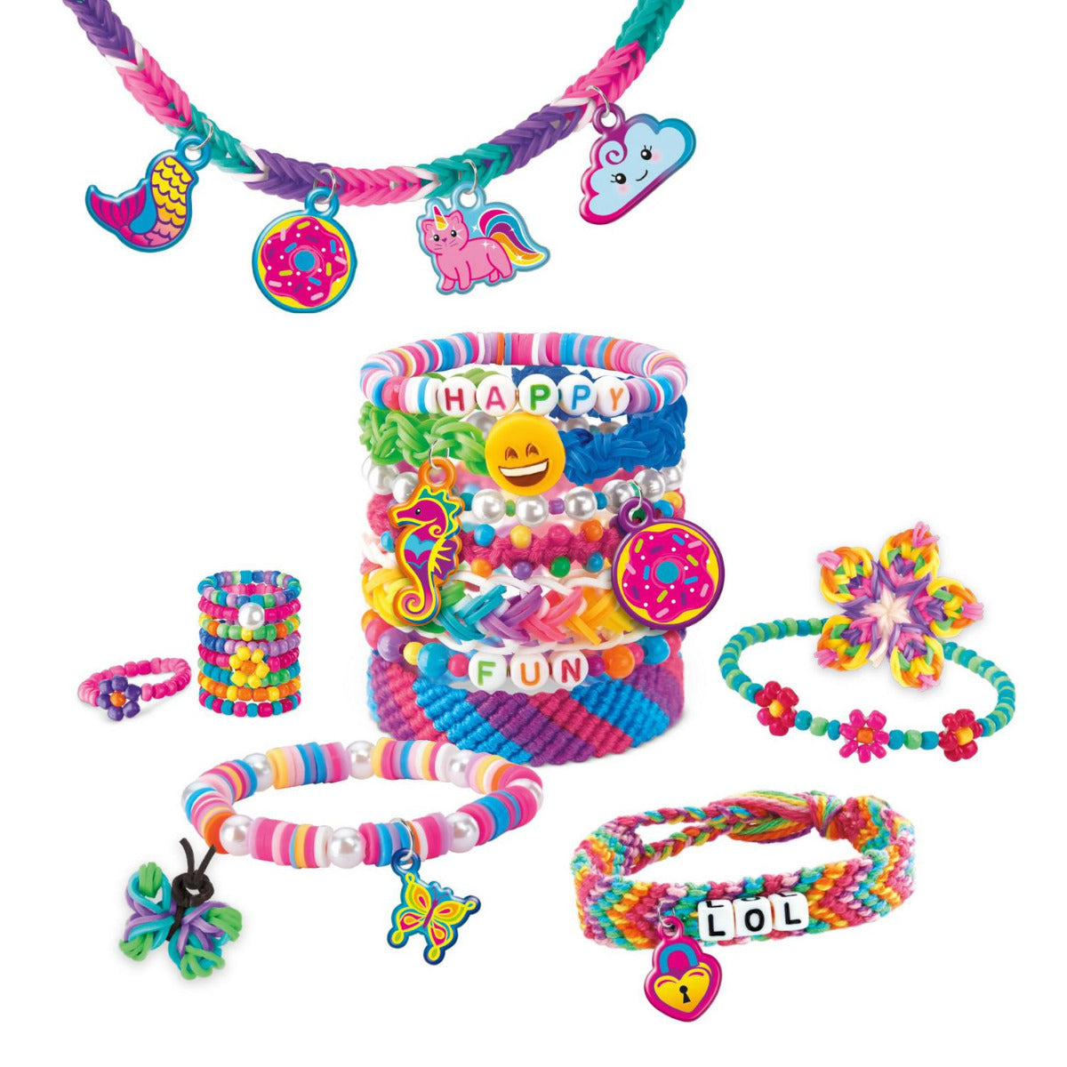 Buy Shimmer N Sparkle CrazLoom All In One Loom Bead & Charm Friendship Studio | Yallatoys.com