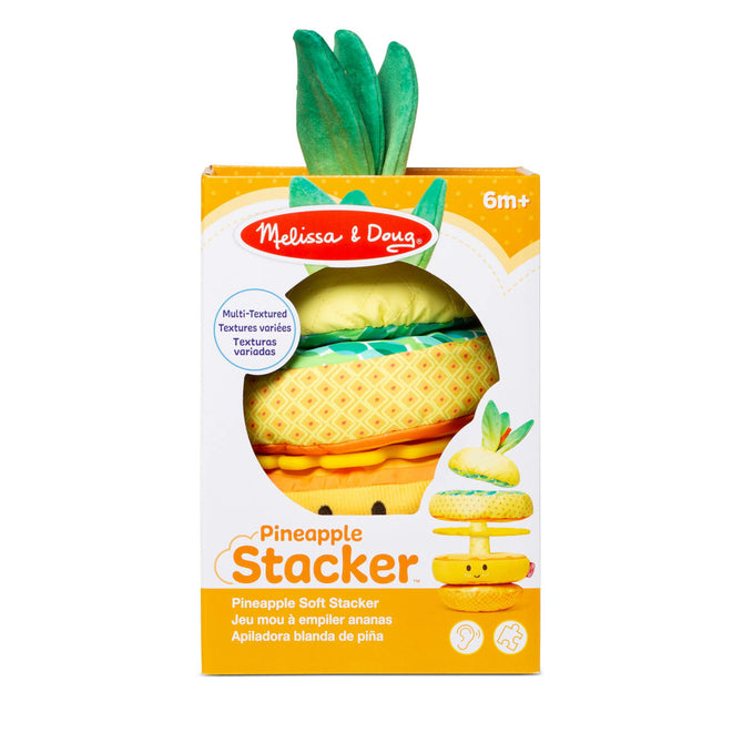 soft pineapple stacking toy kids