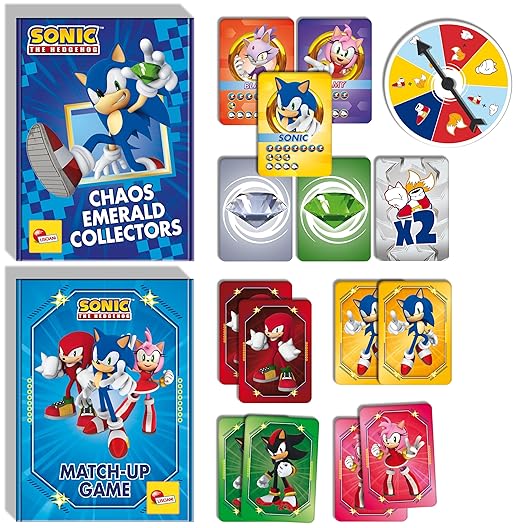 Buy Sonic The Hedgehog 2 in 1 Card Games in A Backpack | Yallatoys.com