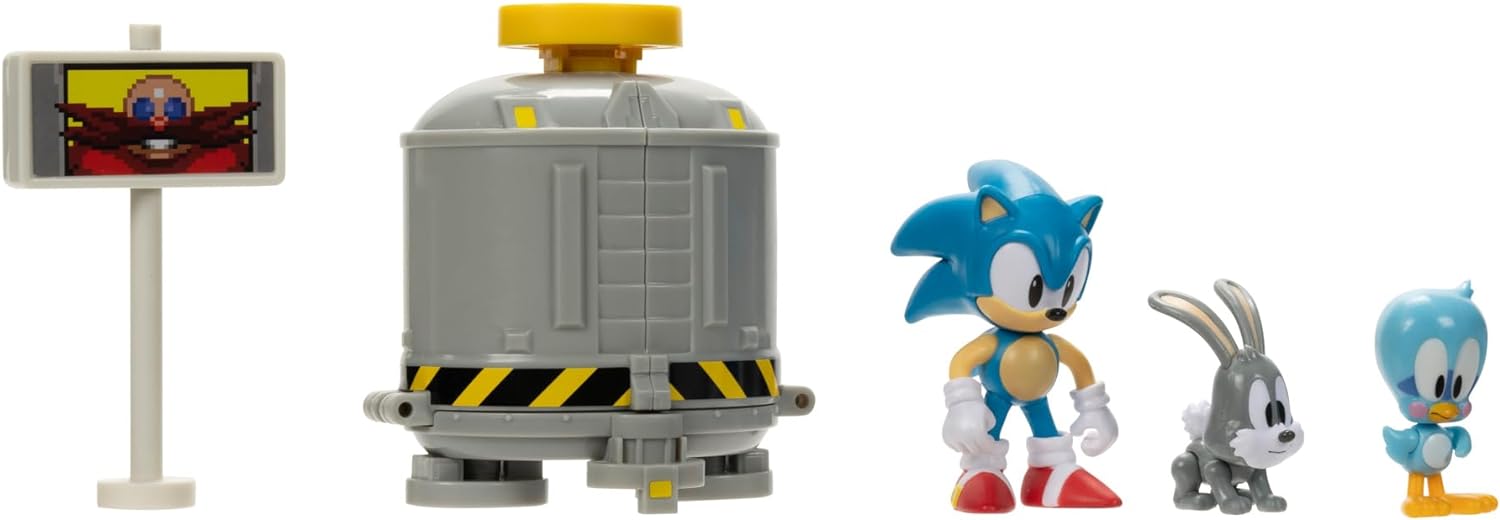 Buy Sonic The Hedgehog 2.5inch Level Clear Diorama with Sonic Flicky & Pocky | Yallatoys.com