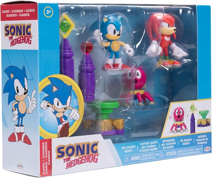 Buy Sonic The Hedgehog Action Figure 2.5inch Oil Ocean Diorama | Yallatoys.com