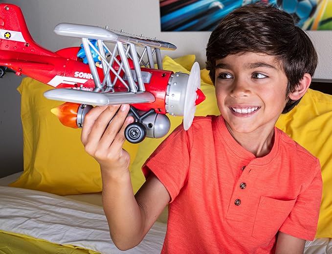 Buy Sonic The Hedgehog Tornado Biplane With Figure | Yallatoys.com