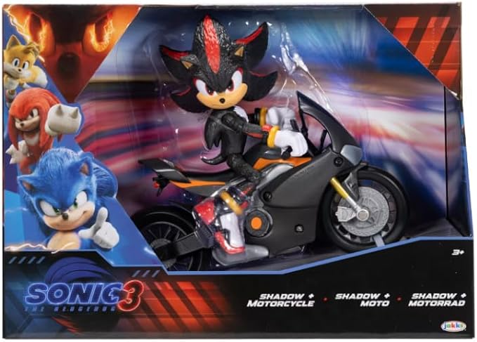 Buy Sonic 3 Shadow Articulated 5inch Figure with Motorcycle | Yallatoys.com