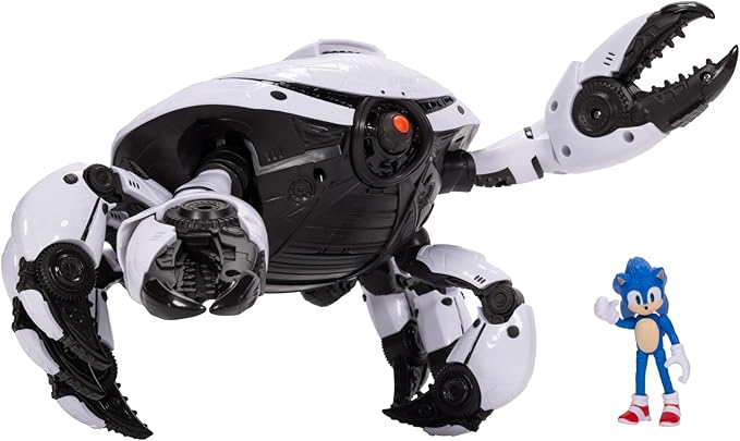Buy Sonic 3 Movie Toys Crab Mech Pinching Claws Playset with 2.5 Inch Sonic Action Figure | Yallatoys.com