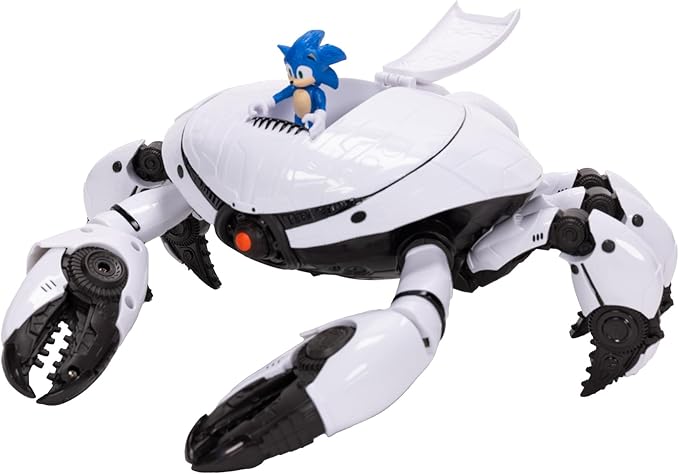 Buy Sonic 3 Movie Toys Crab Mech Pinching Claws Playset with 2.5 Inch Sonic Action Figure | Yallatoys.com