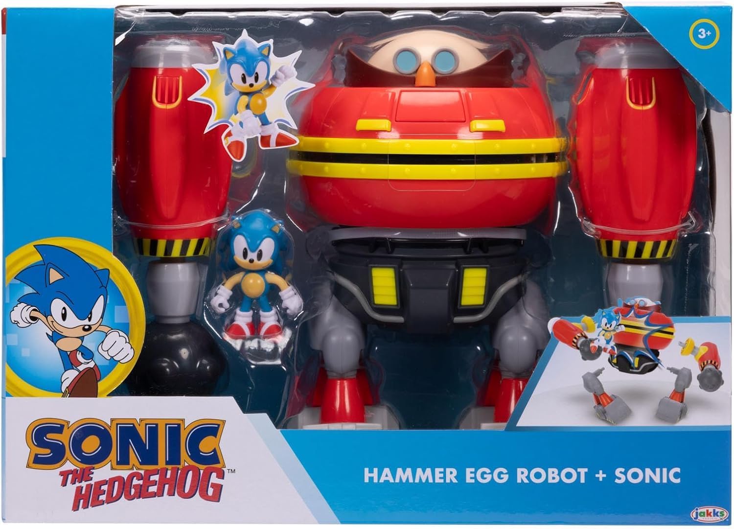 Buy Sonic Figure 2.5Inch Egg Hammer Robot Deluxe Playset | Yallatoys.com