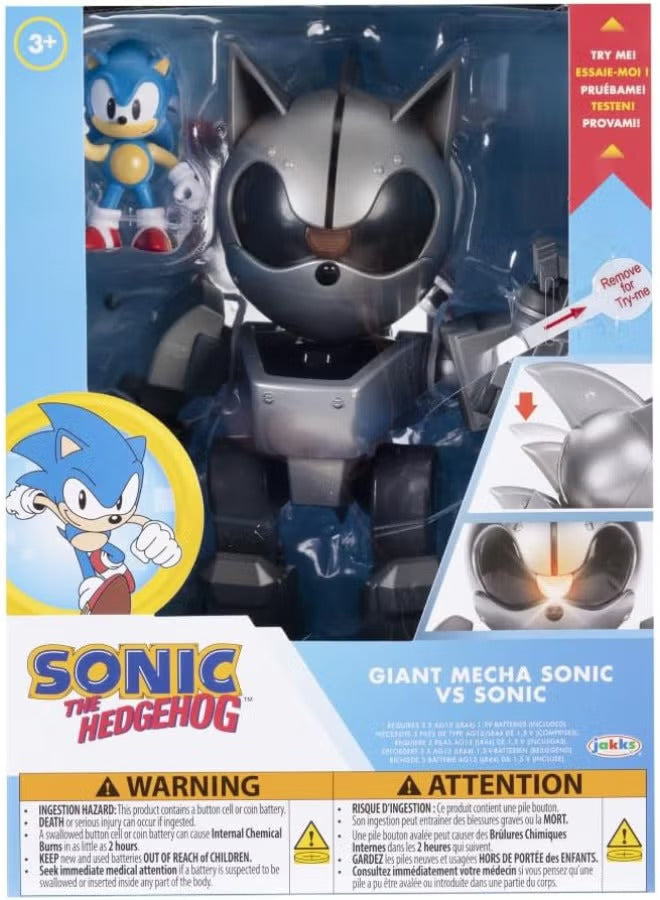 Buy Sonic Figure 2.5Inch Giant Mecha Sonic Vs Sonic | Yallatoys.com