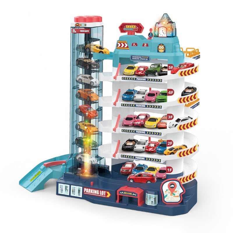 Buy Semoo Electric Car Park Playset | Yallatoys.com