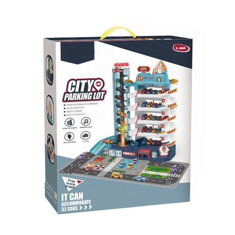 Buy Semoo Electric Car Park Playset | Yallatoys.com