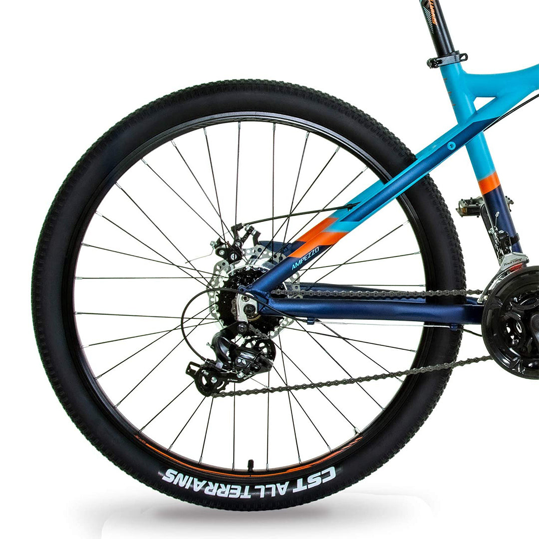 Buy Spartan Bicycle  27.5" Ampezzo Men`S Mtb Alloy Bicycle Blue | Yallatoys.com