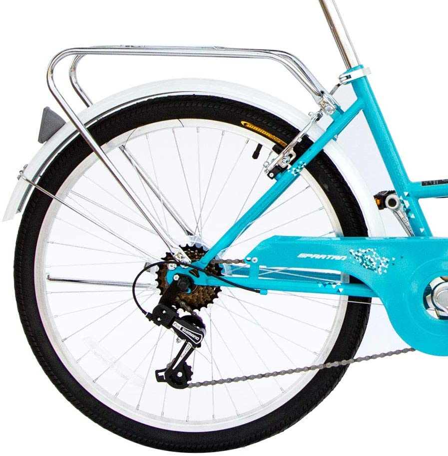 Buy Spartan Bicycle 24" City Bike Teal | Yallatoys.com