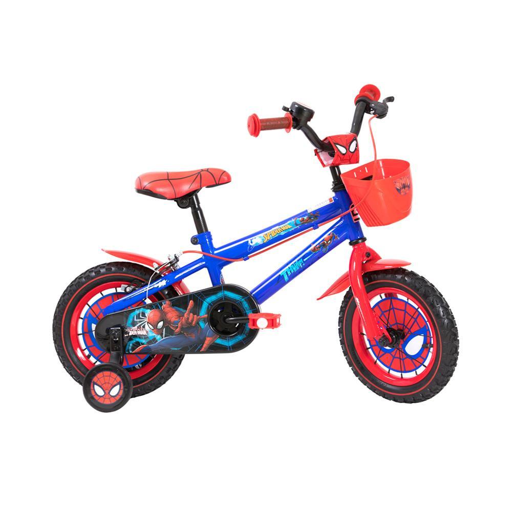 Buy Spartan 12Inch Marvel Spiderman Bicycle Multicolour | Yallatoys.com